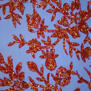 Texto chinês tecido feijão vermelho Swiss malha nylon impresso tecido