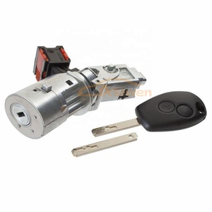 Aelwen-Interruptor de bloqueo de encendido y llave, Kit de 5 pines compatible con Renault Clio MK3 Modus <span class=keywords><strong>Kangoo</strong></span> OE 487004438R 8200214168 7701208408 - Product Image 2