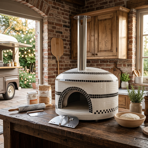 Four à <span class=keywords><strong>pizza</strong></span> au <span class=keywords><strong>bois</strong></span> commercial en promotion, fournisseur d'or, autoportant, en céramique, pour la cuisson de pizzas, la grillade, usage hôtelier et automobile - Product Image 1