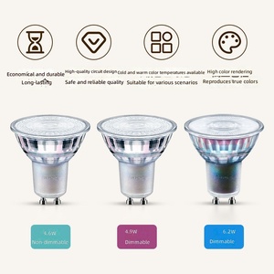 สำหรับไฟสปอร์ตไลท์ LED GU10 ฐาน 220V หรี่แสงได้ 5W หลอดไฟแบบขั้วต่อ ใช้ภายในอาคาร เหมาะสำหรับโคมไฟตั้ง<span class=keywords><strong>โต๊ะ</strong></span>สไตล์คริสตัล - Product Image 2