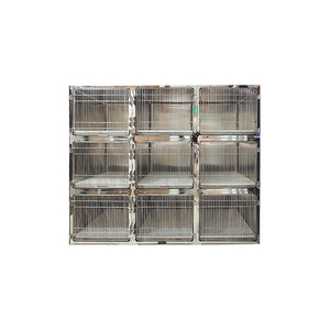 กรงกระต่ายสแตนเลส 304 แบบกำหนดเองได้ กรงสัตว์เลี้ยงแบบรวม กรงกระต่าย - Product Image 6
