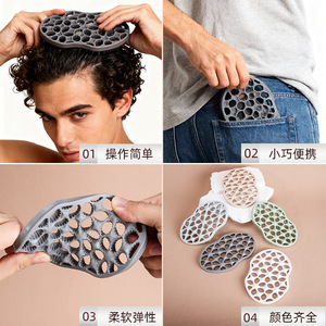 หวีจัดแต่งทรงผม Wanmei Cross Border African Curling Comb All In One สำหรับผมหยิกพองตัว ช่วยแก้ปัญหาผมพันกัน ขายส่งยอดนิยม - Product Image 4