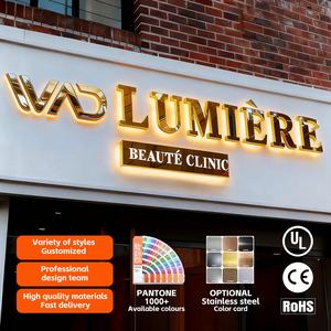 Insegna Retroilluminata 3D Insegna a LED Personalizzata Scritte Luminose a LED per Esterno Tabellone con Logo a LED per Insegne Esercizi Commerciali - Product Image 2