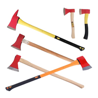 Haches de démolition d'évasion de sauvetage incendie Lutte contre l'incendie Style américain Grandes haches plates Haches de taille de feu Torches de feu Crochet de feu Crowbars