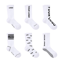 POPSOX Vente en gros de chaussettes unisexes personnalisées avec logo brodé en jacquard, chaussettes en coton, chaussettes amusantes, chaussettes de sport colorées, Socken