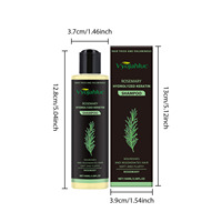 Shampooing Naturel à la Rosemarie pour la Croissance des Cheveux, Marque Privée, Améliore la Qualité des Cheveux, Huile de Croissance Biologique pour la Croissance des Cheveux