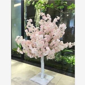 Fuyuan 결혼식 장식적인 나무를 위한 장식적인 꽃 나무 인공적인 벚꽃 나무 - Product Image 3