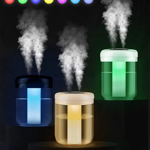 Double Jet Large Capacity Ultrasonic Humidifier Color Changing Lamp USB Power Supply Silent Operation Aroma <strong>Diffuser</strong> - Product Image 5