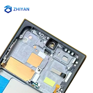 Écran tactile <span class=keywords><strong>OLED</strong></span> LCD pour smartphone <span class=keywords><strong>Samsung</strong></span> S24 Ultra avec bordures multicolores, prend en charge le déverrouillage par empreinte digitale - Product Image 2