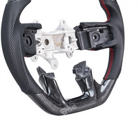 Volant de direction Racing en fibre de carbone noire à 3 branches, modification et amélioration pour camionnettes Dodge Ram 4500/5500 modèles 2018-2022