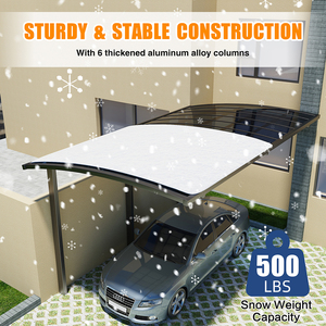 ODM OEM Carports Cadre <span class=keywords><strong>en</strong></span> alliage d'<span class=keywords><strong>aluminium</strong></span> <span class=keywords><strong>Garage</strong></span> Protection UV Protection contre le vent Pluie Auvents - Product Image 4