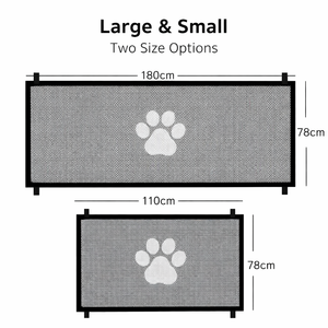 Enclos pliable en maille pour animaux <span class=keywords><strong>de</strong></span> compagnie, sans perçage requis. Filet d'isolation <span class=keywords><strong>de</strong></span> sécurité pour <span class=keywords><strong>escalier</strong></span> intérieur. Enclos pour animaux <span class=keywords><strong>de</strong></span> compagnie facile à installer - Product Image 3