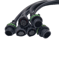 Connecteur de prise mâle-femelle automobile 7 broches, faisceau de câblage pour feux arrière de camion 967650-1 1718230-1