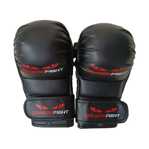 <strong>Customized</strong> Boxing Fighting <strong>MMA</strong> <strong>Gloves</strong> PU Leather <strong>MMA</strong> Sparring <strong>Gloves</strong> - Product Image 1