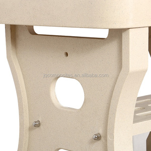 Lavatoio Doppio in Fibra di Vetro e Plastica, Realizzato a Mano in Un Unico Pezzo, Design Moderno per Uso Commerciale, Balcone, Giardino e Lavanderia - Product Image 5