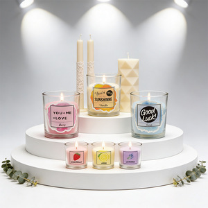 <span class=keywords><strong>Bougie</strong></span> parfumée en cire de soja naturelle dans un bocal en <span class=keywords><strong>verre</strong></span> <span class=keywords><strong>Grossiste</strong></span> LITBRIGHT Fabricant Parfum Parfum Maison Hôtel Bougies parfumées - Product Image 2