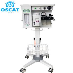 Peralatan dokter hewan, mesin osilat 7100C mesin anestesi hewan dengan isofluran Vaporizer untuk operasi hewan - Product Image 1