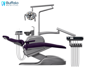 Sillón Dental Buffalo con <span class=keywords><strong>Motor</strong></span> de Alta Carga y Luz LED, Envío Gratuito a los Emiratos Árabes Unidos, Uso Profesional en Clínicas - Product Image 1
