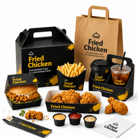 Boîte à lunch écologique en papier de qualité alimentaire pour sushis, frites, poulet frit, hamburgers – Vente en gros à prix abordable