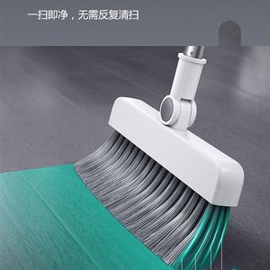 3 in 1 <b>Long</b> <b>Handle</b> Floor Broom Dustpan Set Plastic <b>Brush</b> <b>Cleaning</b> Tool for Home Floor - Product Image 3