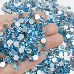 SS3-SS50 Bulk Rhinestones Atacado Strass De Vidro Flat Back Não Hotfix Glitter Diamante Pedra Para Vestuário Prego ArtT