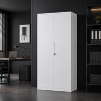 Armoire de classement métallique en acier pour bureau à domicile, avec tiroirs verrouillables, pour le rangement des documents des employés et du personnel scolaire