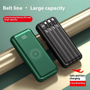 Batería Externa Portátil Creativa con Pantalla Digital, 20000 mAh de Gran Capacidad, Carga Inalámbrica, con Pantalla LED - Product Image 3