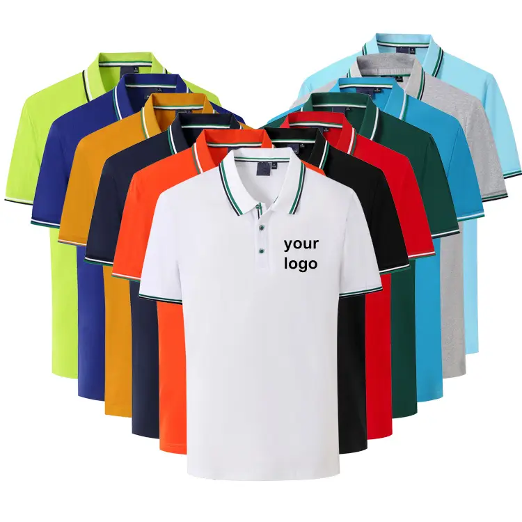 Oem Wholesale Turn Down Collar Breathable Custom Polo Shirt For Men Tshirts 100% Cotton Men'S Polo Shirt