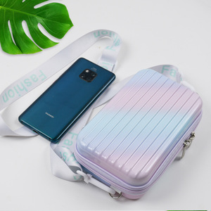 Unisex 24 inç Döner Tekerlekli Bavul Neopren Malzeme Büyük Kapasiteli USB Girişli Cep Telefonu Bölmeli - Product Image 3
