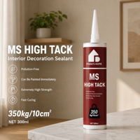 Scellant adhésif haute adhérence MS, durcissement rapide, adapté aux peintres, imperméable, flexible, scellant pour joints, décoration intérieure de portes et fenêtres