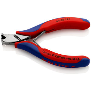 KNIPEX 64 02 115 Coupe-fils électronique avec poignées multi-composants 115 mm - Product Image 2