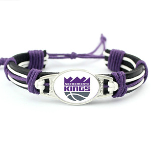 NBAA pour la <span class=keywords><strong>National</strong></span> <span class=keywords><strong>Basketball</strong></span> <span class=keywords><strong>Association</strong></span> Bracelet en cuir hologramme vintage avec motif diamant et papillon Cadeau unisexe - Product Image 2