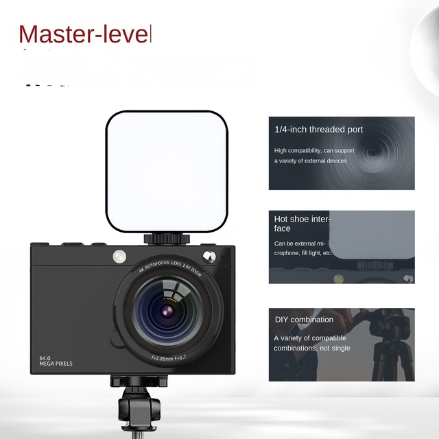 Retro Y2K 4K HD CCD Matte Finish Japanese Style Pocket Mini Portable Selfie 7.1x 16x Optical Zoom Point and Shoot Digital Camera