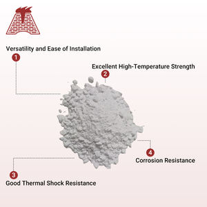 Bubuk Mortar Refraktori Semen Alumina Berkualitas Tinggi Kekuatan Tinggi Fengshuo Al2O3 30-85% Layanan Pemotongan untuk Kiln - Product Image 4