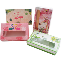 Décorations de mariage 24 pièces, boîte d'emballage licorne à thème de flamant rose, réception-cadeau pour bébé, anniversaire et invités, fournitures de fête