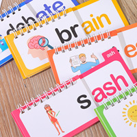 Livres à feuilles mobiles de lecture, Livres à feuilles mobiles pour lire et réciter, Livres à feuilles mobiles sur les familles de mots, Cartes flash, Cartes de vocabulaire anglais, Lecture éducative