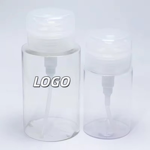 Bouteilles cosmétiques personnalisées en plastique à épaule plate de 60, 100, 150, 200 ml (2 oz, 5 oz) avec bouchon, fabriquées à Guangzhou - Product Image 1