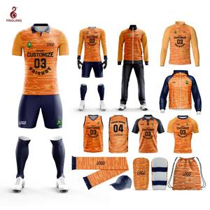 Nuove Maglie da Calcio Personalizzate 25/26, Set di Maglie da Calcio Corte per Uomo in Spandex/Poliestere con Stampa a Trasferimento Termico per Adulti - Product Image 1