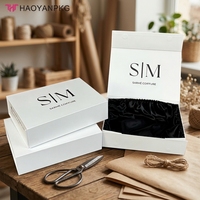 Emballage personnalisé en boîte de petite taille pour cadeau, écologique, luxueux, avec logo magnétique, boîte rigide en carton pour extensions de cheveux, doublure en satin
