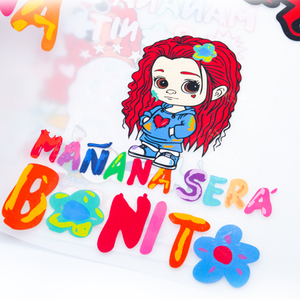 <span class=keywords><strong>Karol</strong></span> <span class=keywords><strong>G</strong></span>-impresión de pantalla personalizada de Plastisol, transferencia de calor, papel de impresión para camisas oscuras, Popular, Anime, venta al por mayor - Product Image 1