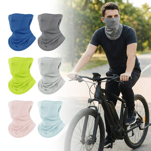 Summer Outdoor Cooling Ice Silk Face Mask For Men Women Full Face Quick Dry Breathable Neck Protector Cycling Sun Protection - Product Image 1