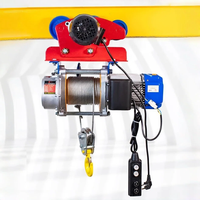 Palans de levage multifonctionnels intégrés 220V/380V, treuil de grue, chariot, 1 palan électrique 2 tonnes, télécommande filaire et sans fil