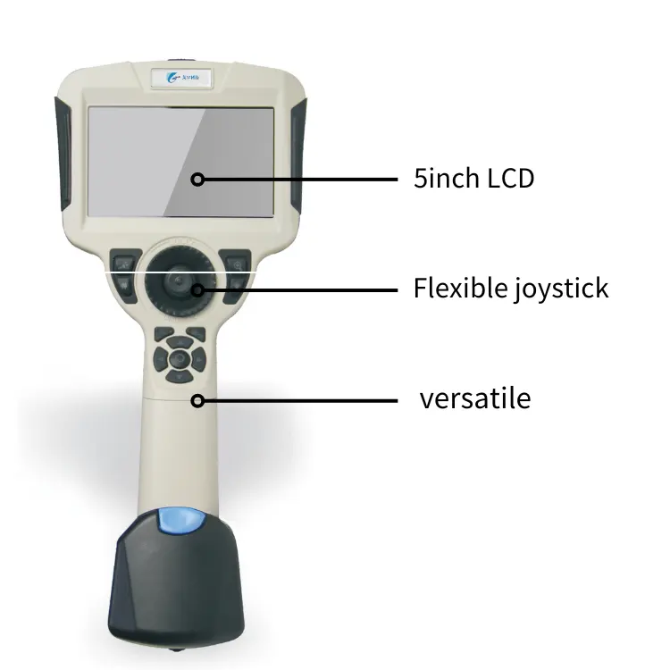 2024 di vendita calda industriale Video endoscopio 720P 2.4 mm3.9 mmmm8 mm 5 pollici LCD Video boriscopio