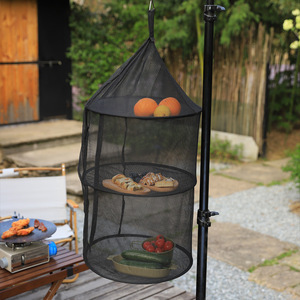 Filet de séchage extérieur en nylon à trois couches pour vêtements, fruits et légumes, filet de rangement pliable, fabriqué au Zhejiang - Product Image 2