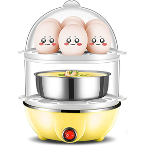 Vaporera Eléctrica Portátil Automática con Apagado Automático, Mini Vaporera para Alimentos, Máquina para Desayunos, Hervidor de Huevos para Uso Doméstico - Product Image 1