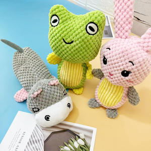 Sevimli şekil köpek Bite dayanıklı gıcırtılı peluş oyuncaklar hayvan modelleme sıkıntı rahatlatmak evcil hayvan için peluş oyuncaklar peluş oyuncaklar - Product Image 1