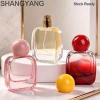 Nouvelle Bouteille de Parfum Vide de Luxe en Verre de 30 ml, Type Spray, Couleur Dégradée Personnalisée, Bouteille de Parfum Unisexe en Verre avec Bouchon à Bille Coloré
