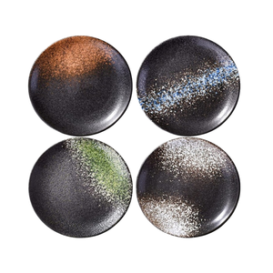 Plato de cena de cerámica azul redondo japonés, vajilla de cena para restaurante, platos planos para servir bistec - Product Image 5