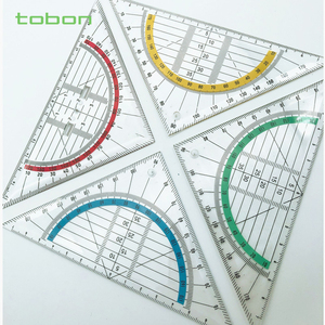 Thước Nhựa Trong Suốt Thước Tam Giác Đặt Thước Đo Góc Vuông - Product Image 4