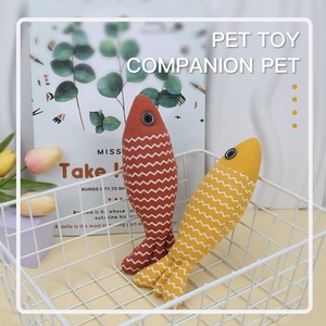 Factory Wholesale Custom Logo Interactive Cat Fish Nip Toy With <strong>Catnip</strong> - Product Image 6